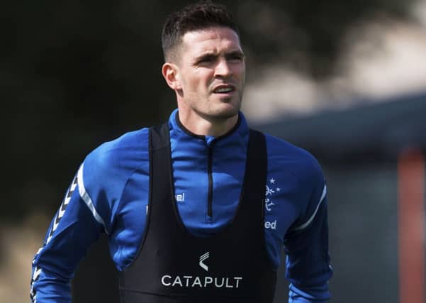 Kyle Lafferty trained with Rangers today