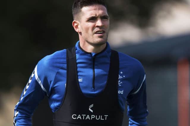 Kyle Lafferty trained with Rangers today