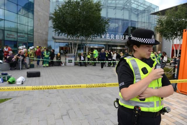 Around 50 people are being treated by paramedics at Silverburn Shopping Centre in Glasgow following an unconfirmed chemical leak