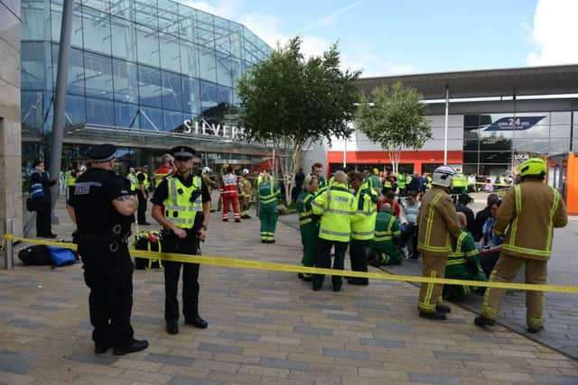 Shoppers described scenes of 'pandemonium' at the Silverburn centre in Glasgow