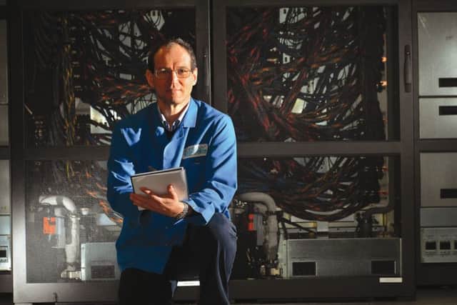 Advanced Computing Facility, Bush Estate, Edinburgh, EH26 0QA.
Pic - Luis Felipe Sopher de Popovics. System Engineer.