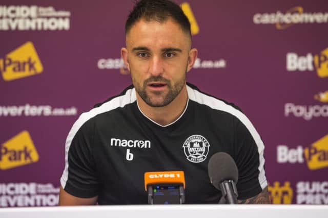 Motherwell captain Peter Hartley has apologised for the comments. Picture: SNS Group