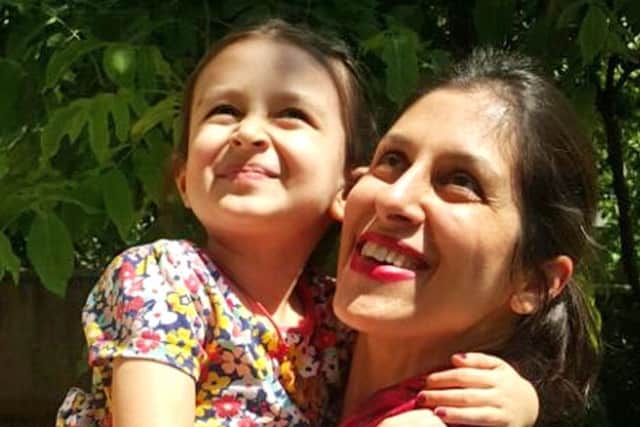 Nazanin Zaghari-Ratcliffe with her daughter Gabriella. Picture: The Free Nazanin campaign/PA Wire