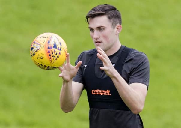 Hearts defender John Souttar during a training session. Picture: Paul Devlin/SNS