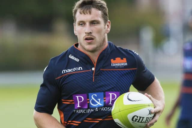 Mark Bennett will team up with Matt Scott as Edinburgh's centre pairing. Picture: SNS/SRU