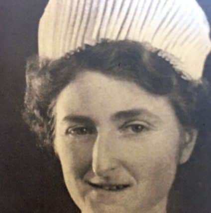 Rosemary Powell in her nurse's uniform. Picture: Royal British Legion/PA Wire
.