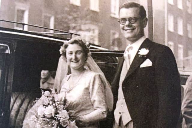 Rosemary Powell and husband Selwyn on their wedding day in 1952. Picture: Royal British Legion/PA Wire