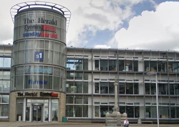 The Newsquest offices in Glasgow. Picture: Google Maps