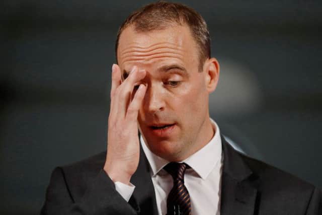 Brexit secretary Dominic Raab is being questioned by peers over negotiations to exit the EU. Picture: Peter Nicholls/WPA Pool/Getty Images