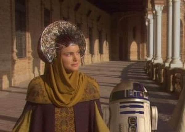 Natalie Portman wore the gown in Star Wars: Attack Of The Clones.