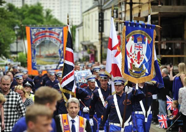 The Orange Order have cancelled a planned walk after a dispute over the route. Picture: Johnston Press