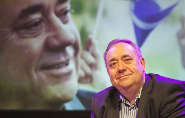 Alex Salmond at his Edinburgh Fringe show Unleashed last year.