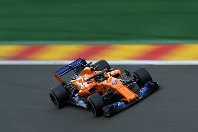 Lando Norris deputised for McLarens Fernando Alonso. Picture: Getty