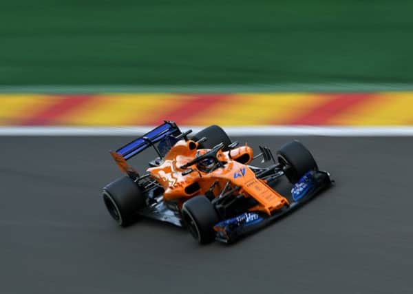 Lando Norris deputised for McLarens Fernando Alonso. Picture: Getty