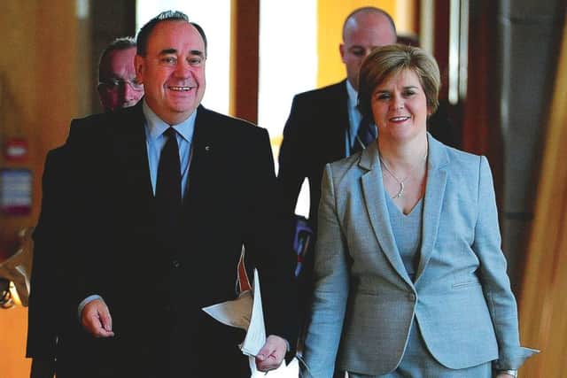 First Minister Nicola Sturgeon has said there is "no legal basis" to suspend Alex Salmond from the SNP, following accusations of sexual harassment. Picture:  Ian Rutherford