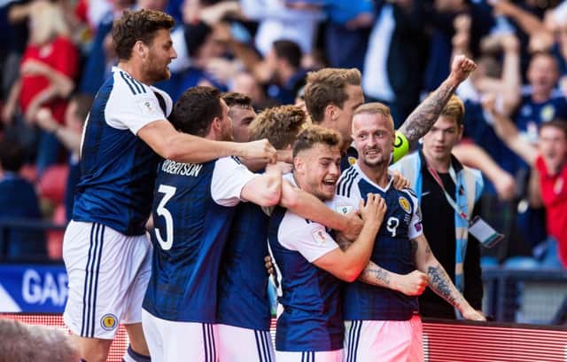 Scotland's Leigh Griffiths. Pic: SNS