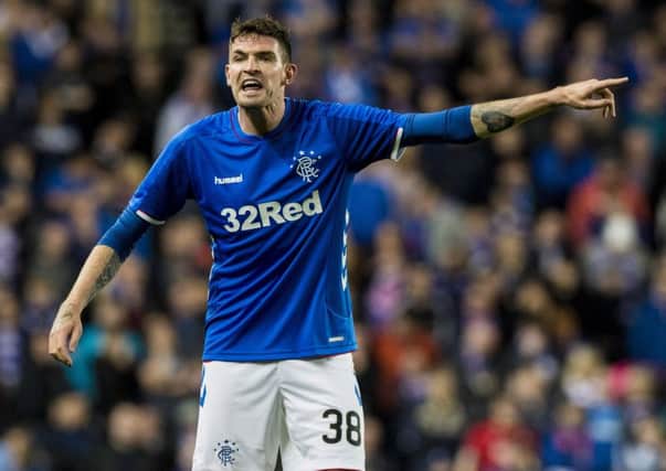 Kyle Lafferty in action for Rangers. Pic: SNS