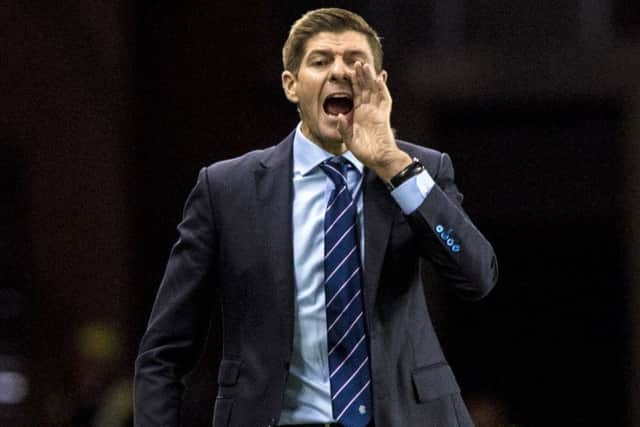 Rangers manager Steven Gerrard. Pic: SNS