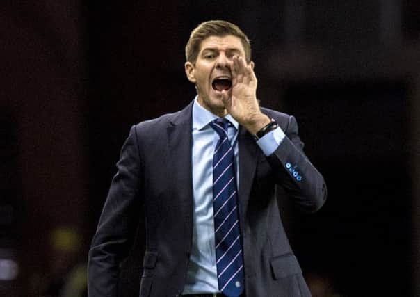 Rangers manager Steven Gerrard. Pic: SNS