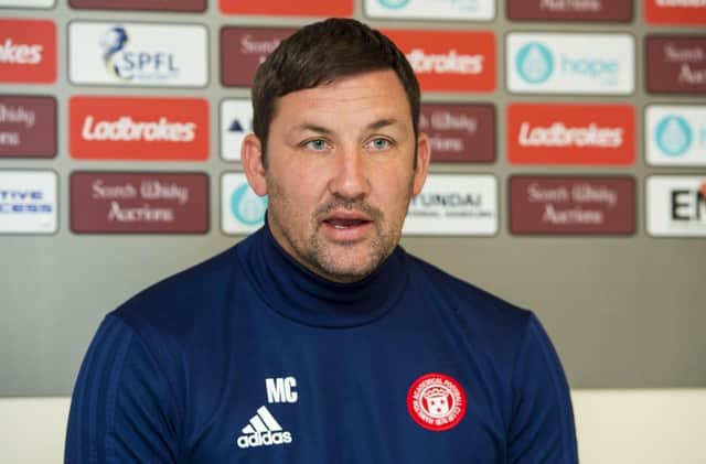 Hamilton manager Martin Canning. Pic: SNS