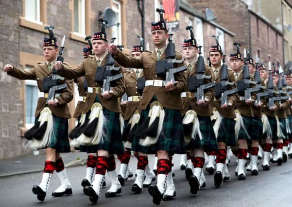 Soldiers from The Royal Regiment of Scotland Black Watch (3 SCOTS). Picture: Jane Barlow/PA