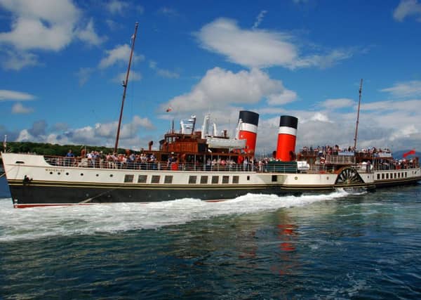 The Waverley paddle steamer