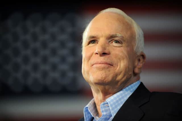 US senator John McCain, a celebrated war hero, died Saturday after losing a battle to cancer. Picture: AFP/Getty