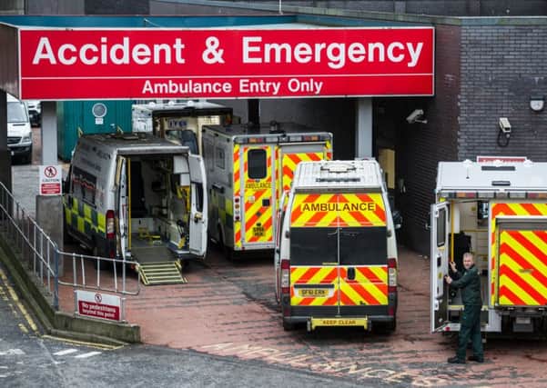 Ambulance call-out responses which took more than 10 minutes have nearly doubled over four years, according to official figures. Picture: John Devlin.