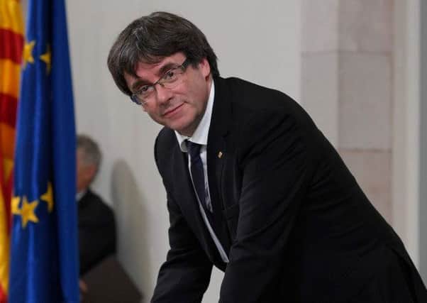 Carles Puigdemont.  Picture; Getty