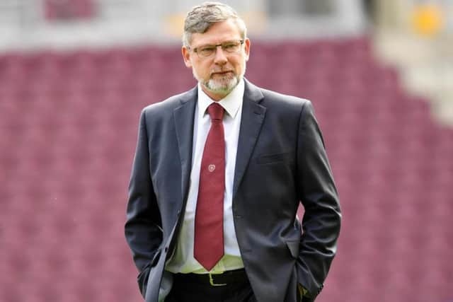 Hearts manager Craig Levein is said to be "recovering well" after falling ill. Picture: SNS