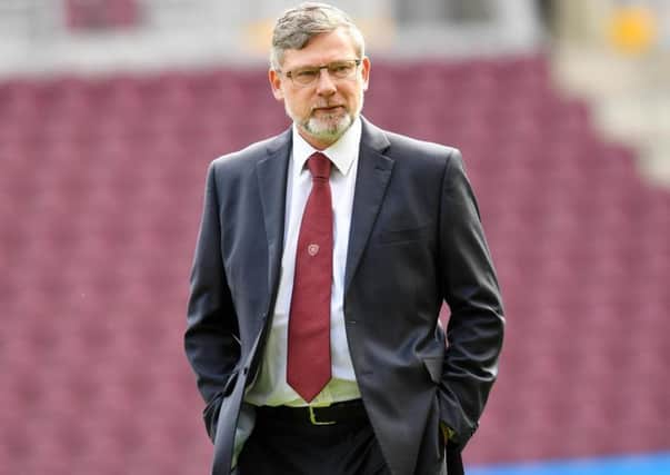 Hearts manager Craig Levein is said to be "recovering well" after falling ill. Picture: SNS