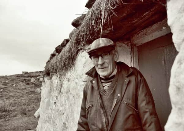 The voice of crofter and poet DÃ²mhnall McDonald of Daliburgh, South Uist, is among those captured in the archive. PIC: Glasgow University.