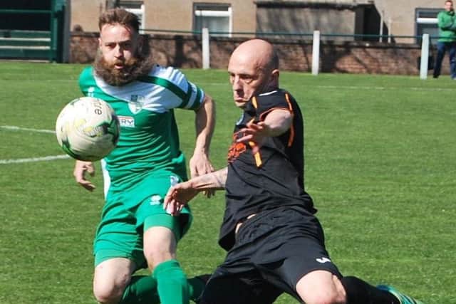 Dalkeith Thistle's Paul Tansey in action