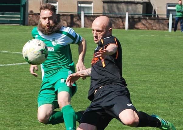 Dalkeith Thistle's Paul Tansey in action