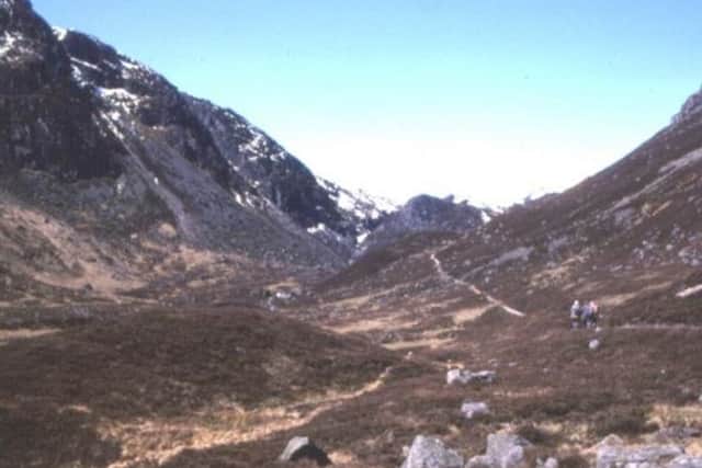 Jock's Road which connects Deeside to Angus and was a route used by drovers, smugglers and Jacobite soldiers. PIC: www.geograph.org.uk.