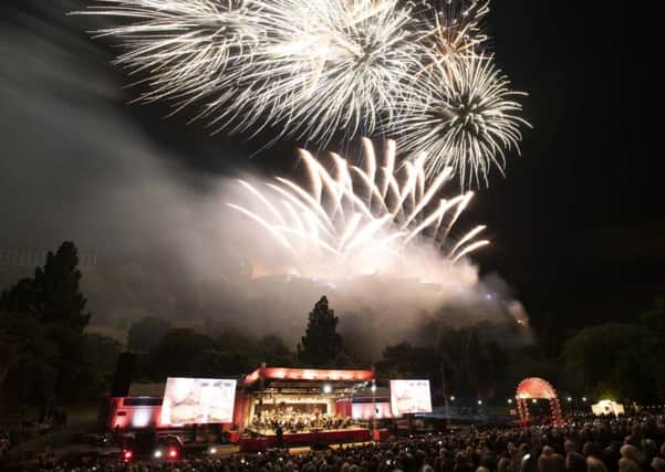 The Virgin Money Fireworks Concert brings Edinburgh's festrival season to a close.