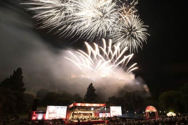 Monday 27th of August 2018:  Edinburgh's festivals season culminates with the Virgin Money