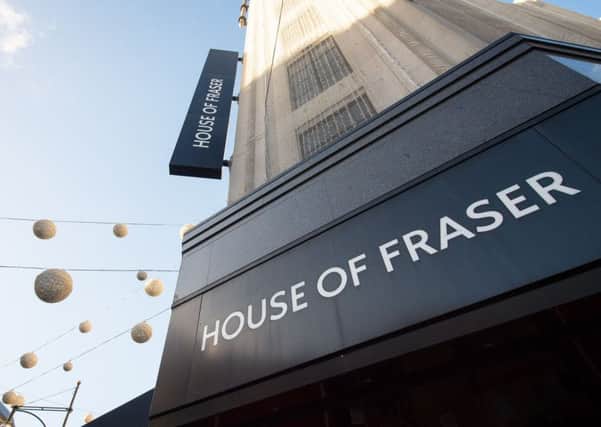 House of Fraser is set to announce a spate of store closures this week. Picture: PA Wire