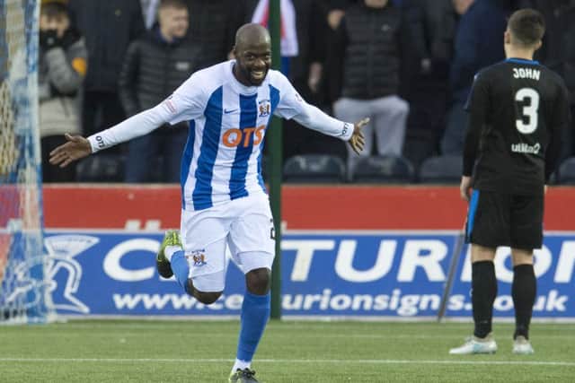 Youssouf Mulumbu is still without a club after impressing with Kilmarnock last season. Picture: SNS/Craig Foy