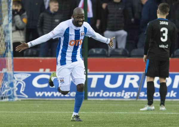 Youssouf Mulumbu is still without a club after impressing with Kilmarnock last season. Picture: SNS/Craig Foy