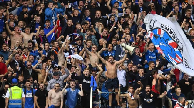 Rangers had hoped to pilot a fanzone, but were blocked from doing so. Picture: SNS Group