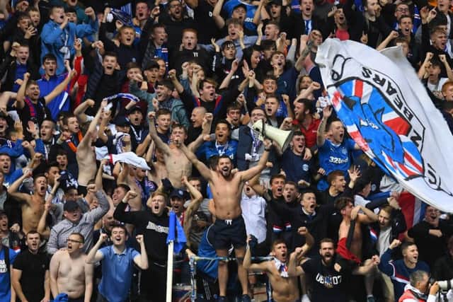 Rangers had hoped to pilot a fanzone, but were blocked from doing so. Picture: SNS Group