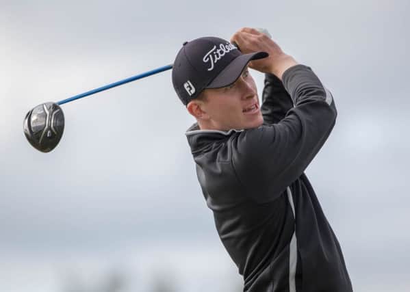 Euan Walker in action at the Carrick Neill Scottish Open Championship at Gleneagles.
 Picture: Kenny Smith