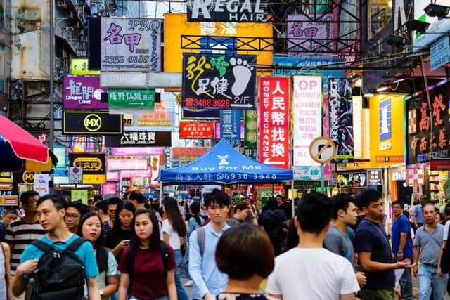 Hong Kong's streets are full of the clamour of its seven million citizens