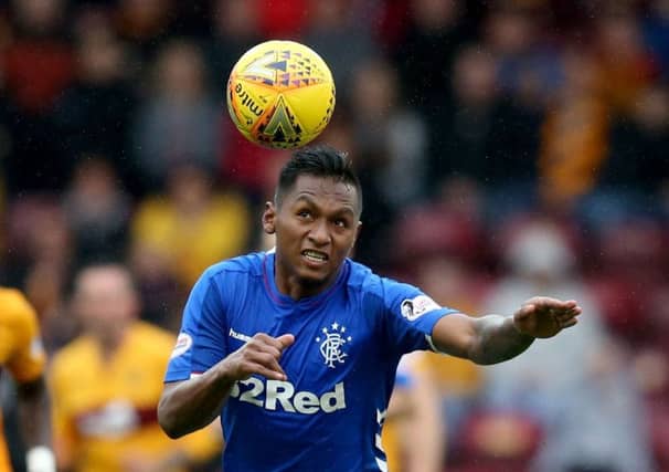 Alfredo Morelos is set to be offered a new deal. Picture: PA