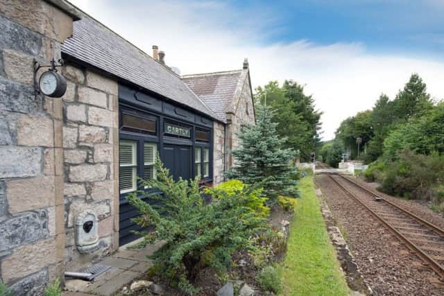 The former Gartly railway station on the Aberdeen to Inverness line is now a house. Picture: Blackadders