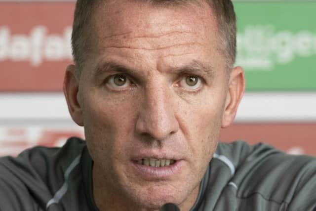 Celtic manager Brendan Rodgers wants to see the club sign another striker. Picture; SNS