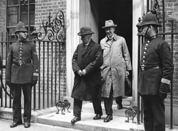 TUC General Secretary Walter Citrine leaves 10 Downing Street after meeting Prime Minister Stanley Baldwin in 1926 (Picture: Topical Press Agency/Hulton Archive/Getty Images)