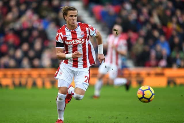 Celtic are said to be interested in Moritz Bauer of Stoke City. Picture: Getty