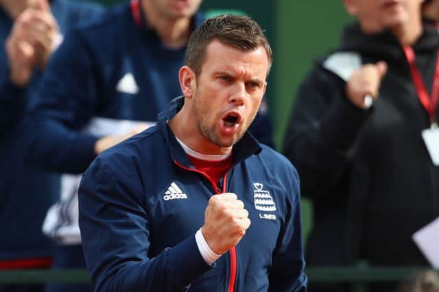 The players loved the Davis Cup atmosphere in Glasgow, said captain Leon Smith. Picture: Julian Finney/Getty